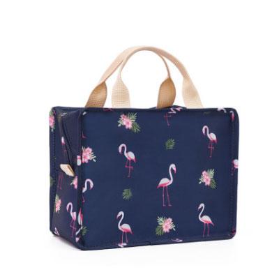 Sac isotherme  Flamant rose navy