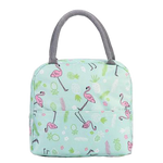 Sac isotherme  Flamant rose vert