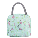 Sac isotherme  Flamant rose vert