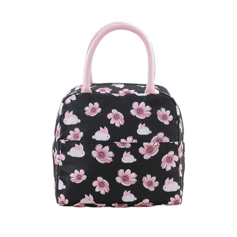 Sac isotherme  Roses noires